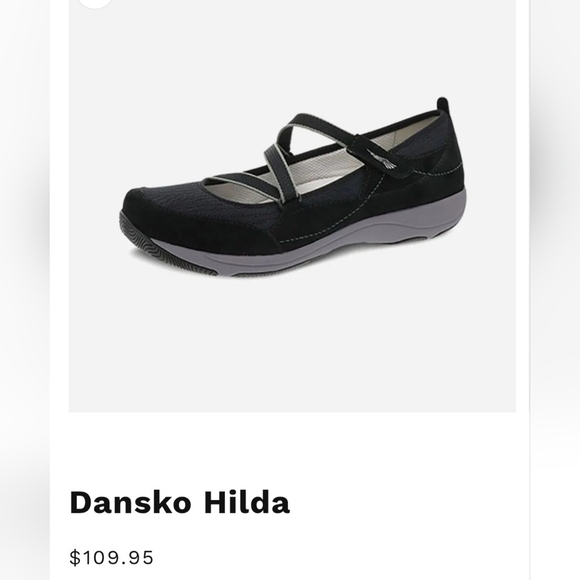 Dansko Hilda Black Maryjane Sz 39. Women's US 8.5-9. Leather Fabric Upper - Picture 1 of 10